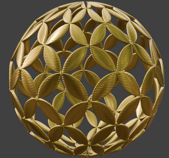 Apollonian Kawung Necklace